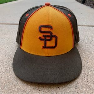 Vintage San Diego padres fitted hat